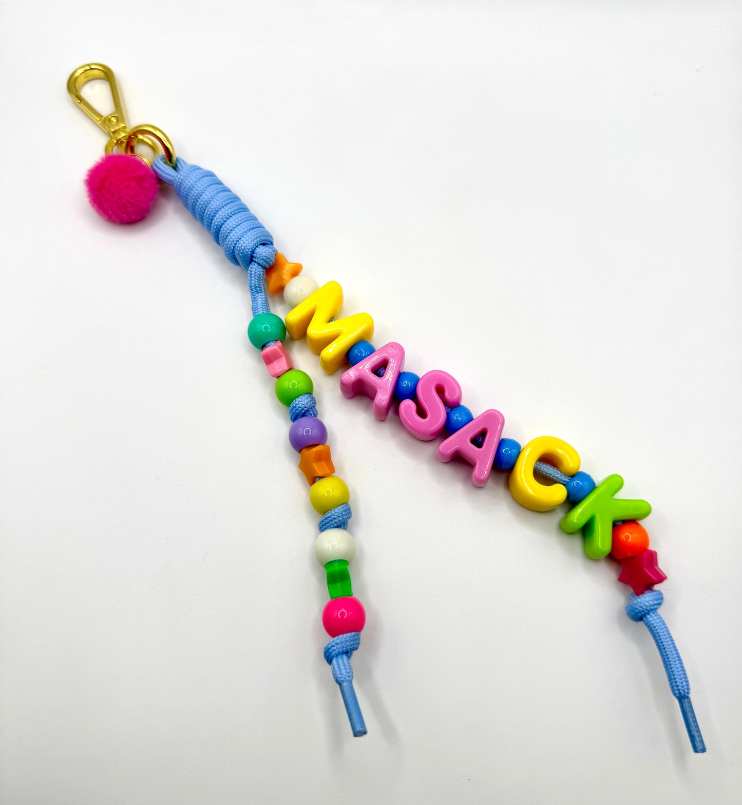 “Masack” Paracord Bag Charm/Keychain